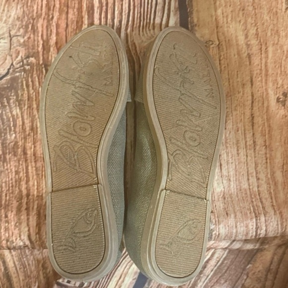 Blowfish Malibu Canvas Ballet Flats Olive Green Slip On Shoes Womens 7.5 - Picture 6 of 8
